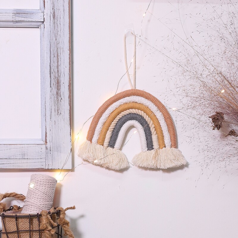 

Braided Rainbow Wall Decor, Multicolor