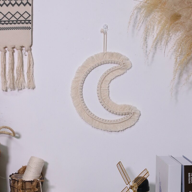 

Braided Moon Wall Decor, Beige