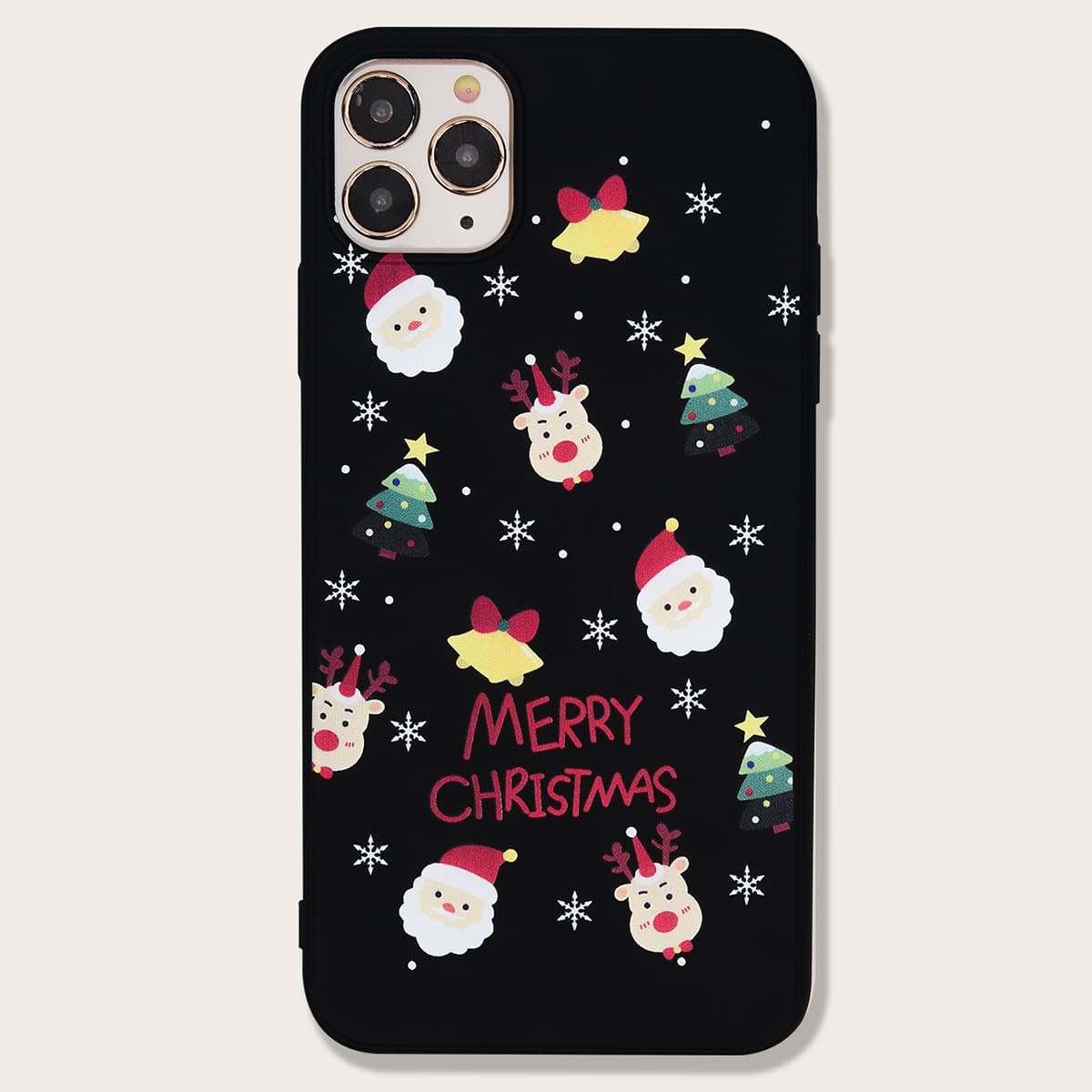 

Christmas Letter Graphic iPhone Case, Multicolor