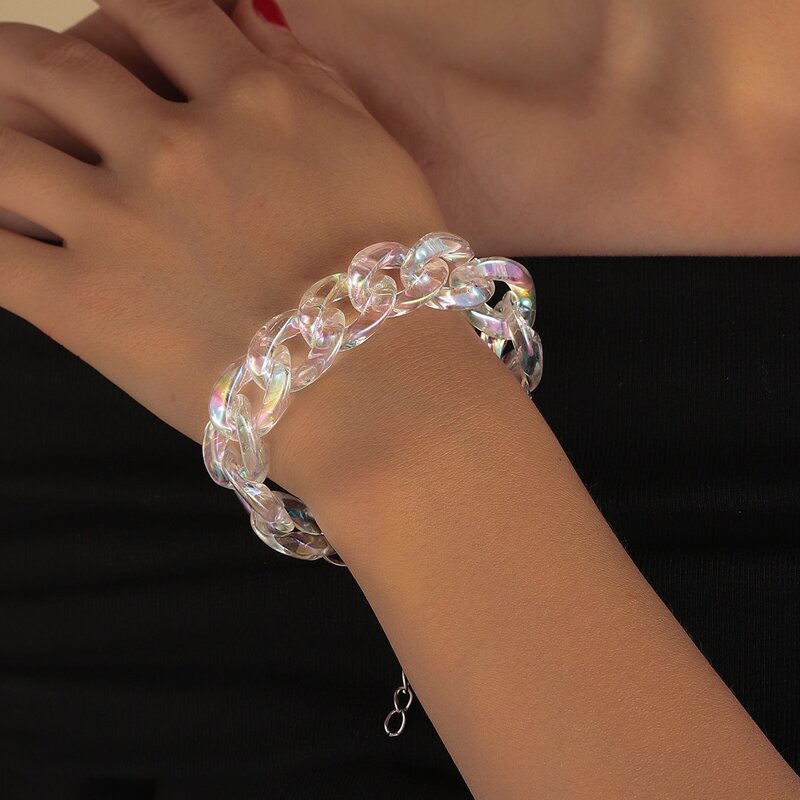 

Simple Chain Bracelet, Clear