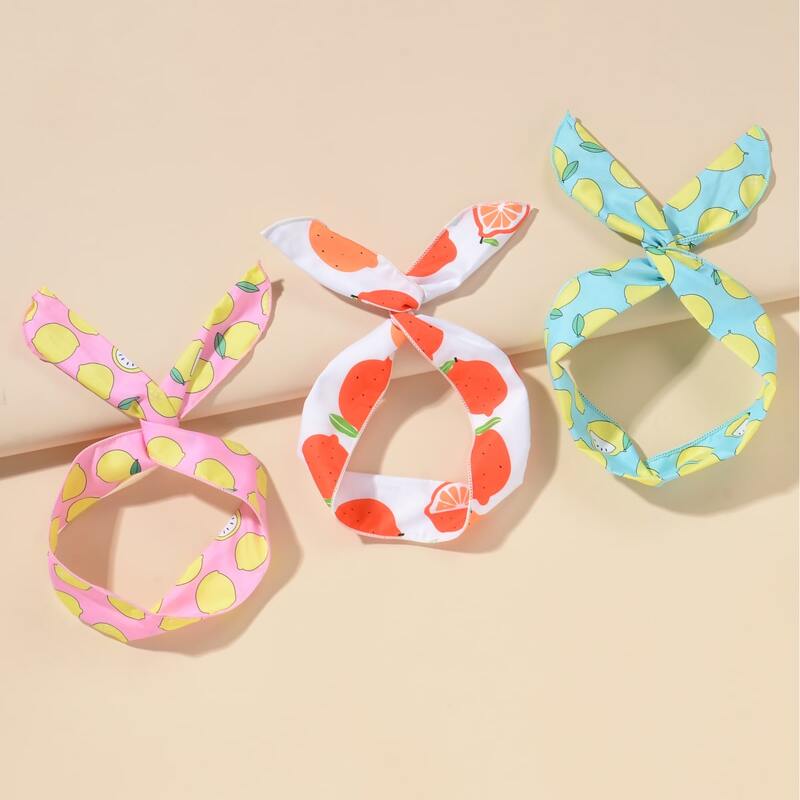 

3pcs Fruit Pattern Headband, Multicolor