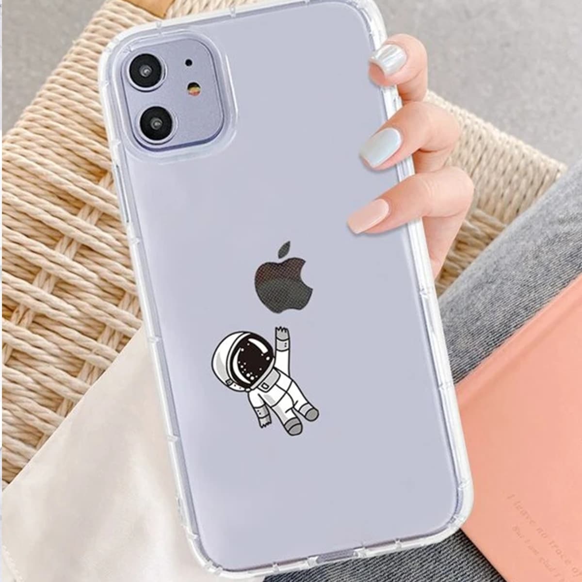 

Astronaut Print Clear iPhone Case