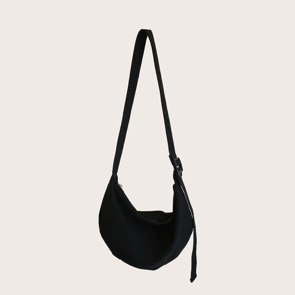 

Guys Minimalist Crossbody Bag, Black