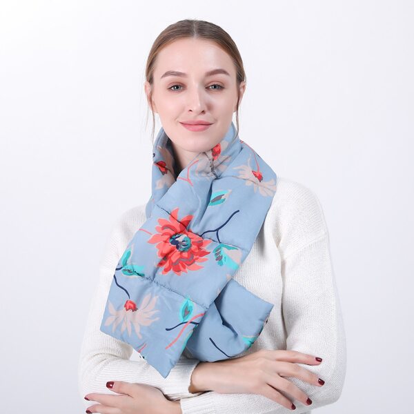 

Floral Thick Scarf, Multicolor