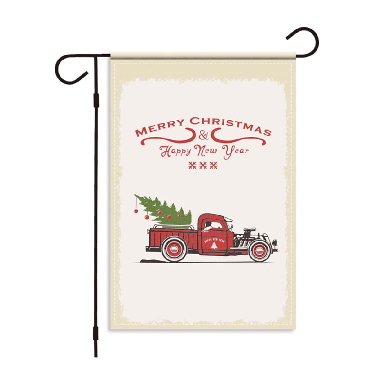 

1pc Random Christmas Party Decorative Flag, Multicolor