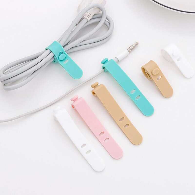 

4pcs Random Data Cable Organizer, Multicolor