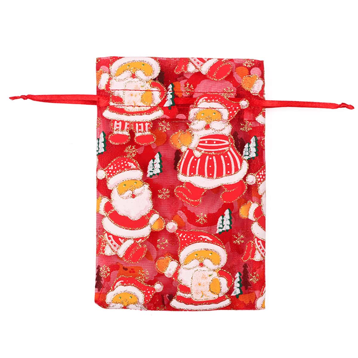 

2pcs Random Christmas Pattern Candy Bag, Multicolor