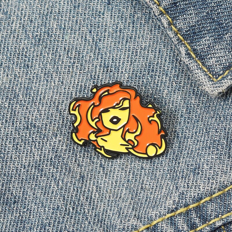 

Girls Design Brooch, Multicolor