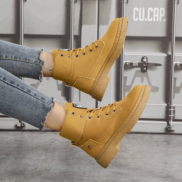 

Minimalist Combat Boots, Brown