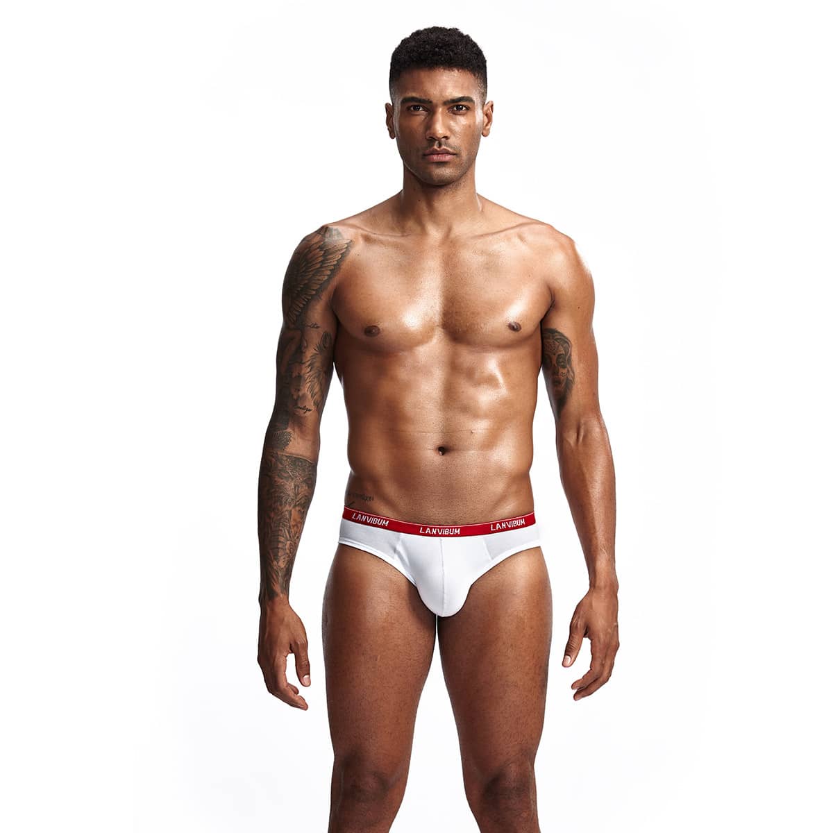 

Guys Letter Graphic Brief, White