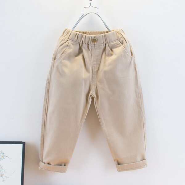 

Toddler Boys Dual Pocket Back Pants, Khaki