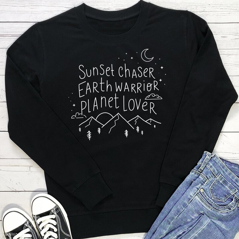 

Letter Graphic Sweatshirt, Black