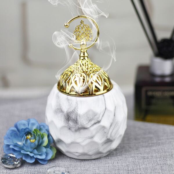 

1pc Desktop Incense Burner, White