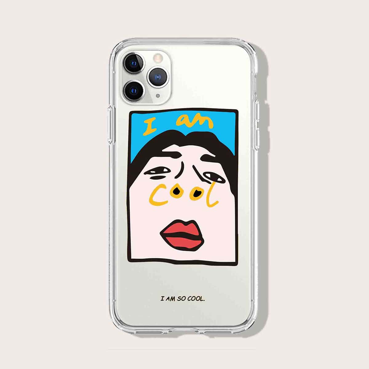 

Cartoon Graphic iPhone Case, Multicolor
