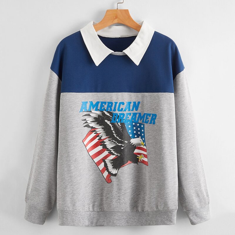 

American Dreamer Graphic Sweatshirt, Multicolor