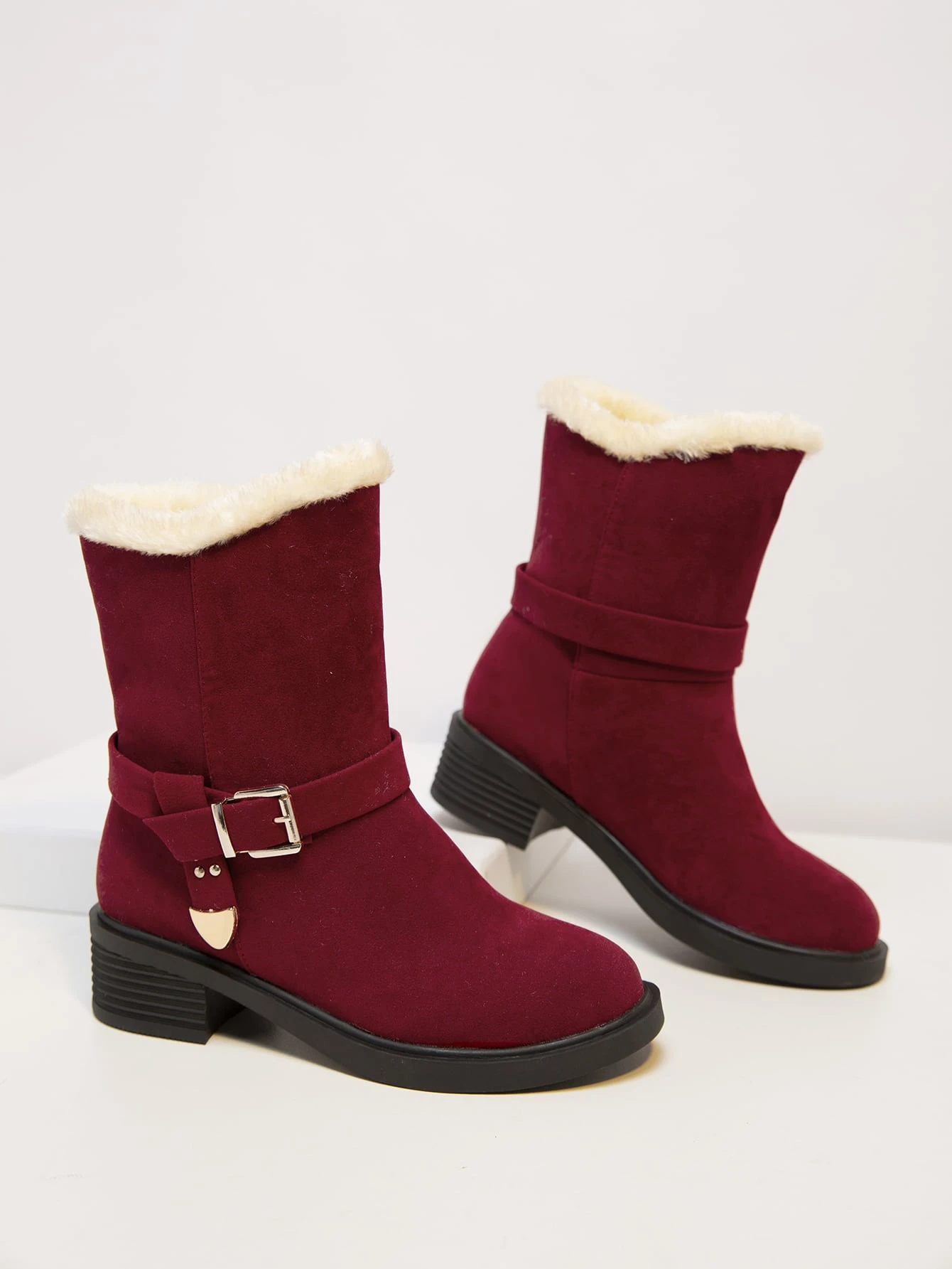 warm suede boots