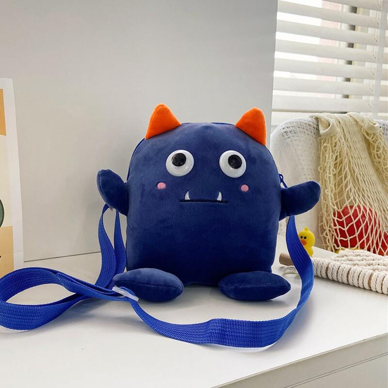 

Cartoon Shaped Soft Crossbody Bag, Navy blue