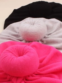 3pcs Baby Solid Turban Hat - Multicolor - View 3