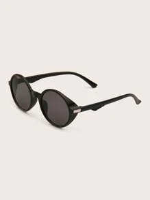 Gafas de moda con marco redondo para niños - Negro - Ver 1