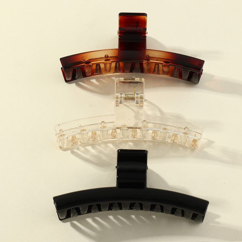 

3pcs Hair Claw, Multicolor