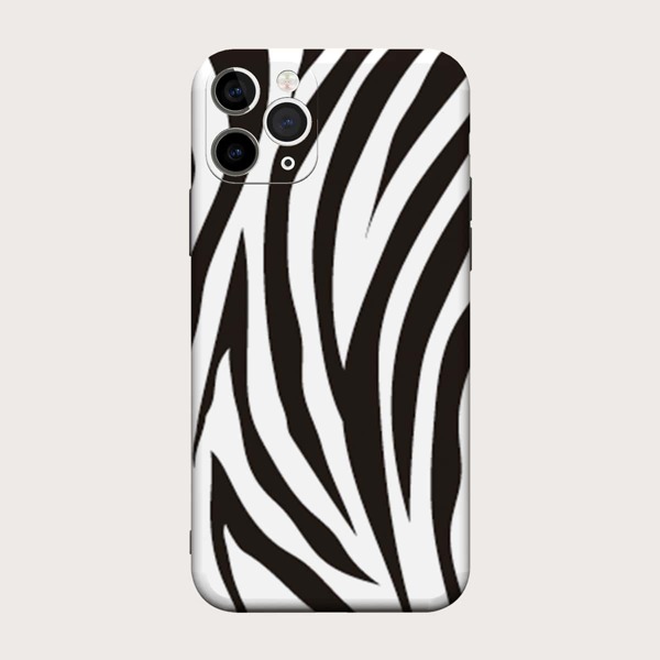 

Zebra Stripe iPhone Case, Black and white