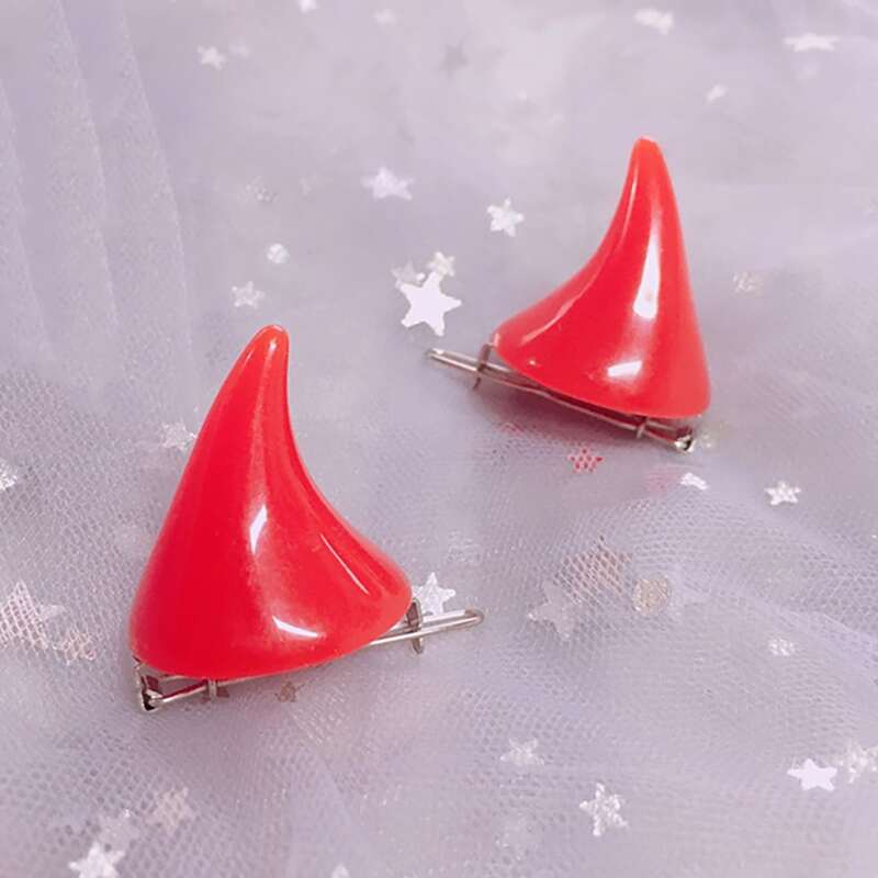 

1pair Random Color Hair Clip, Multicolor