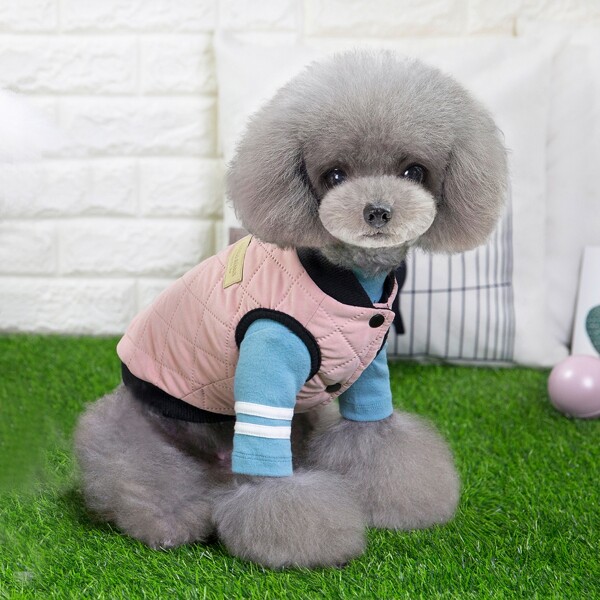 

Quilted Dog Jacket, Pink
