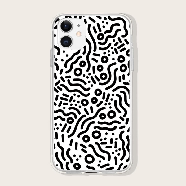 

Graffiti iPhone Case, Black and white