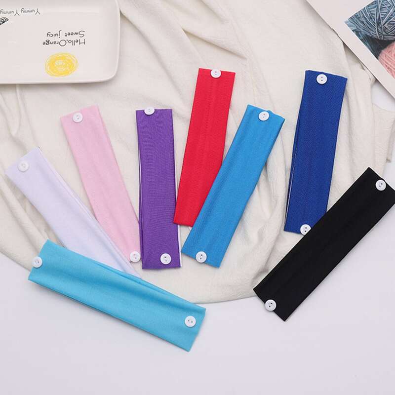

1pc Random Button Headband, Multicolor