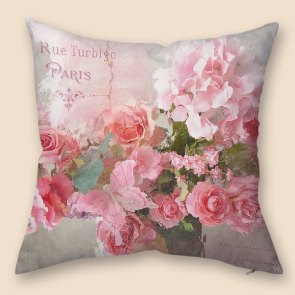 

Floral Pattern Cushion Cover Without Filler, Multicolor