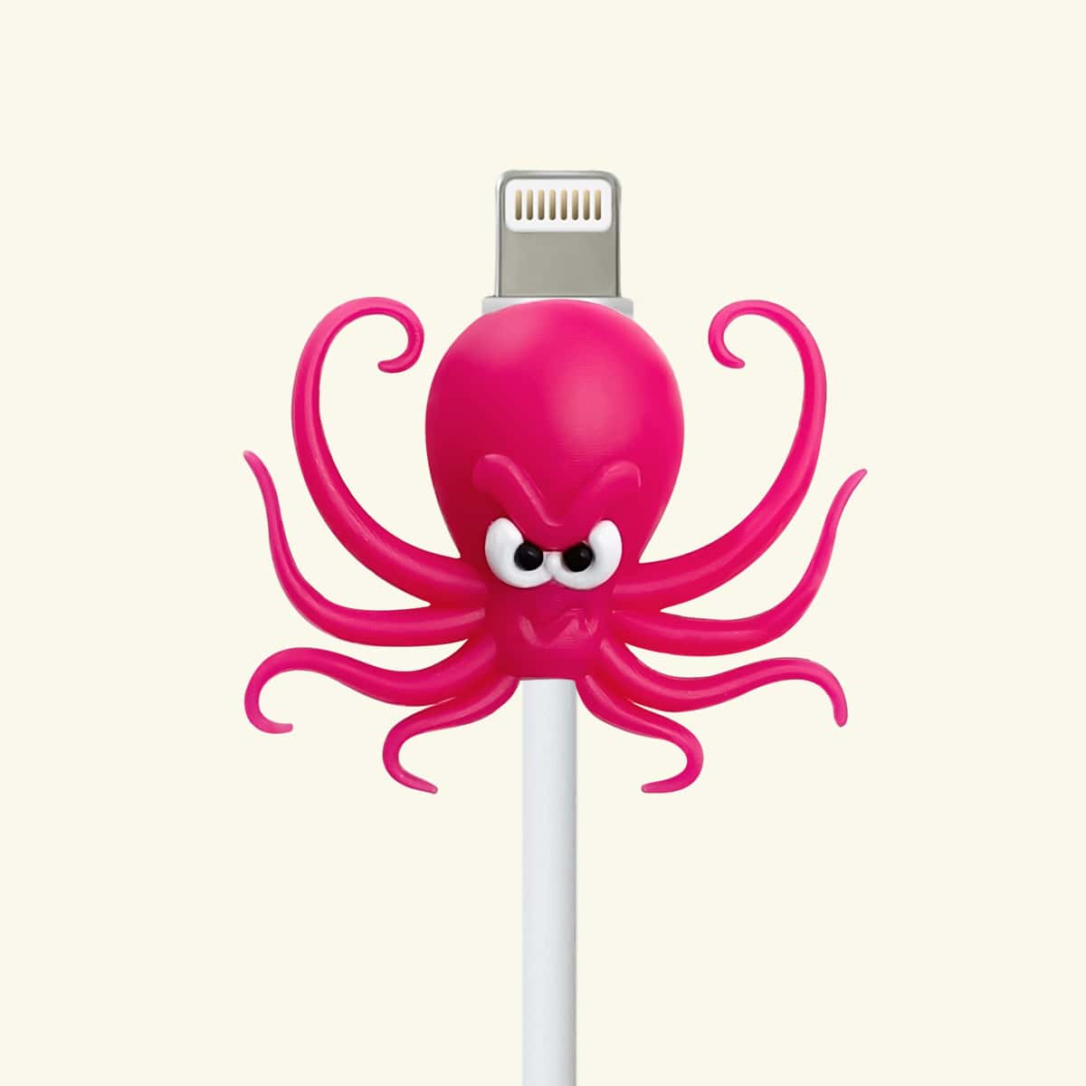 

Octopus Design Data Cable Protector, Hot pink