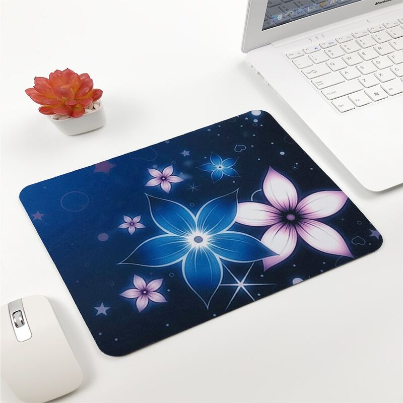 

Flower Print Mouse Pad, Multicolor