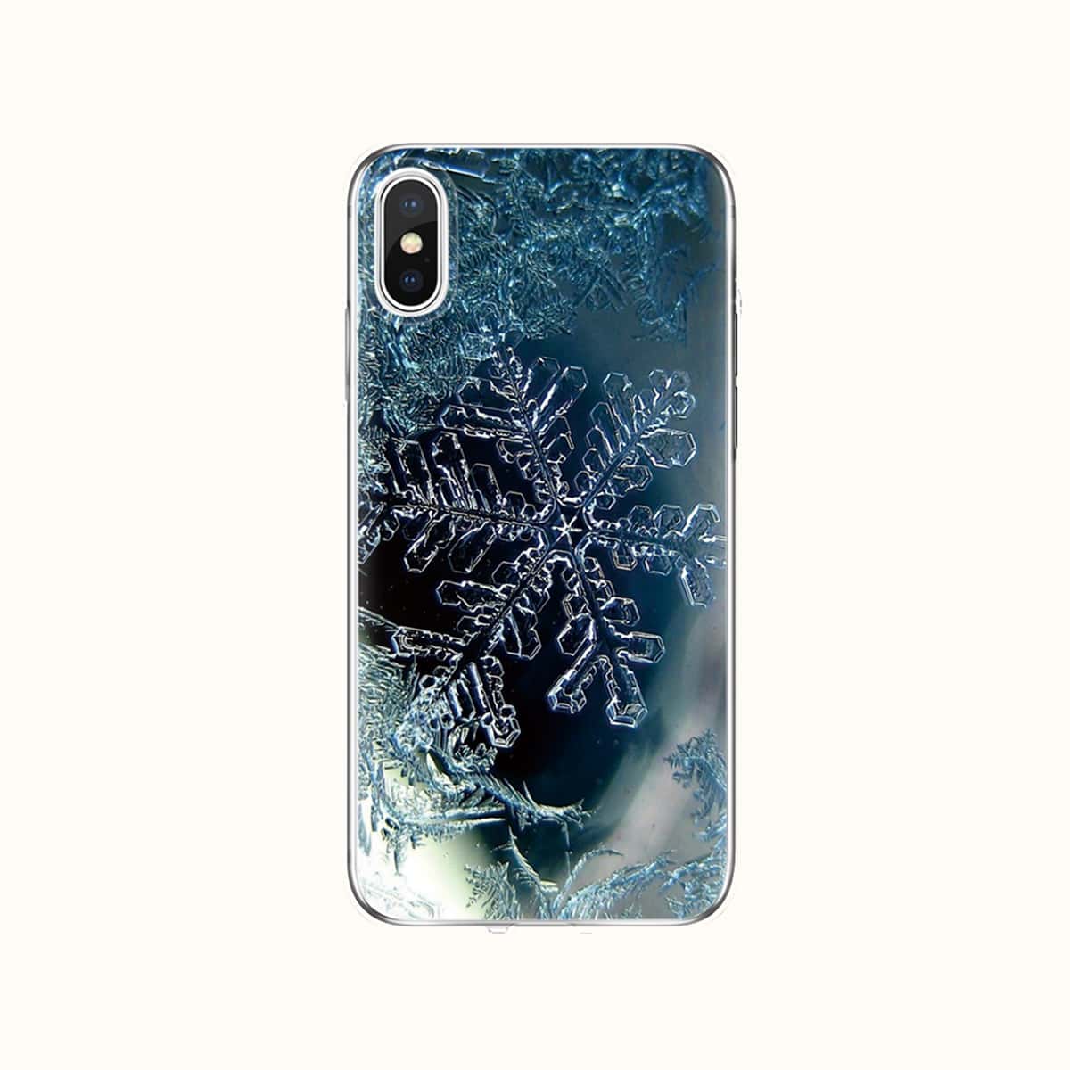 

Christmas Snowflake Phone Case, Blue