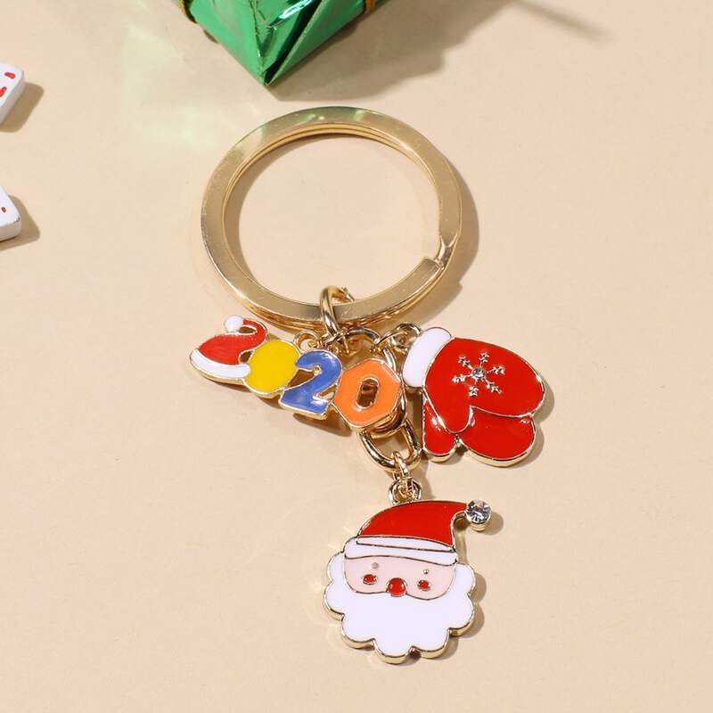 

Christmas Santa Claus Keychain, Multicolor