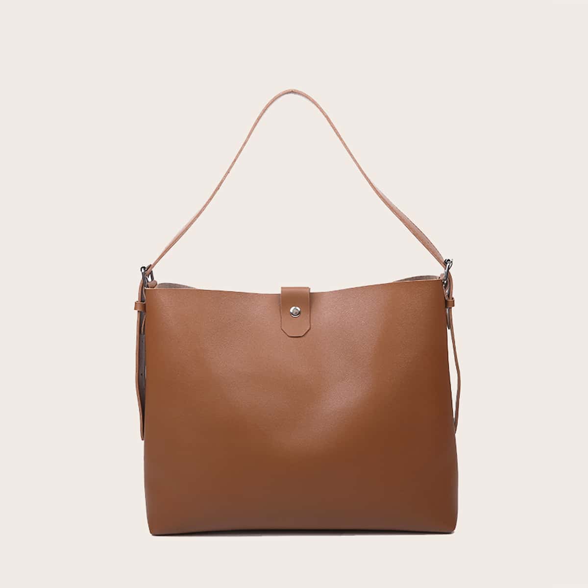 

Minimalist Shoulder Bag, Brown