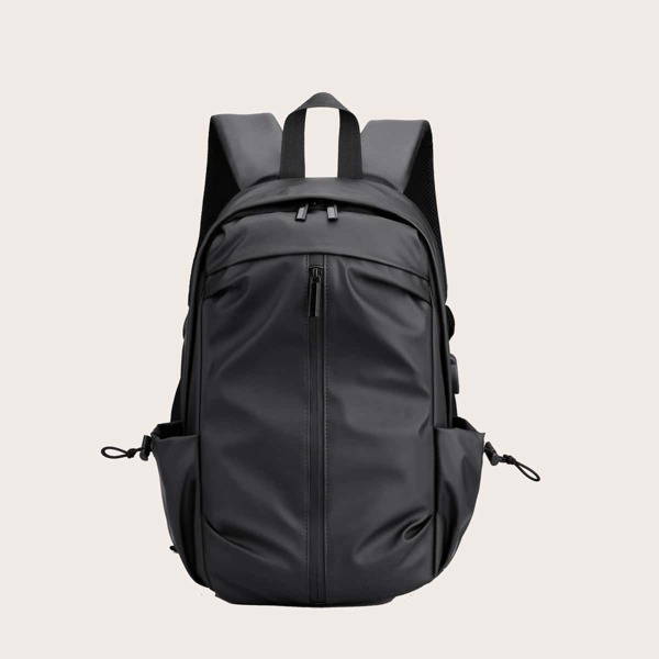 

Men Minimalist Large Capacity Backpack, Black
