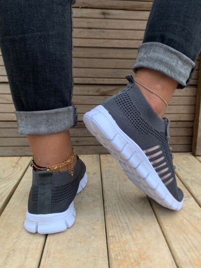 shein white trainers