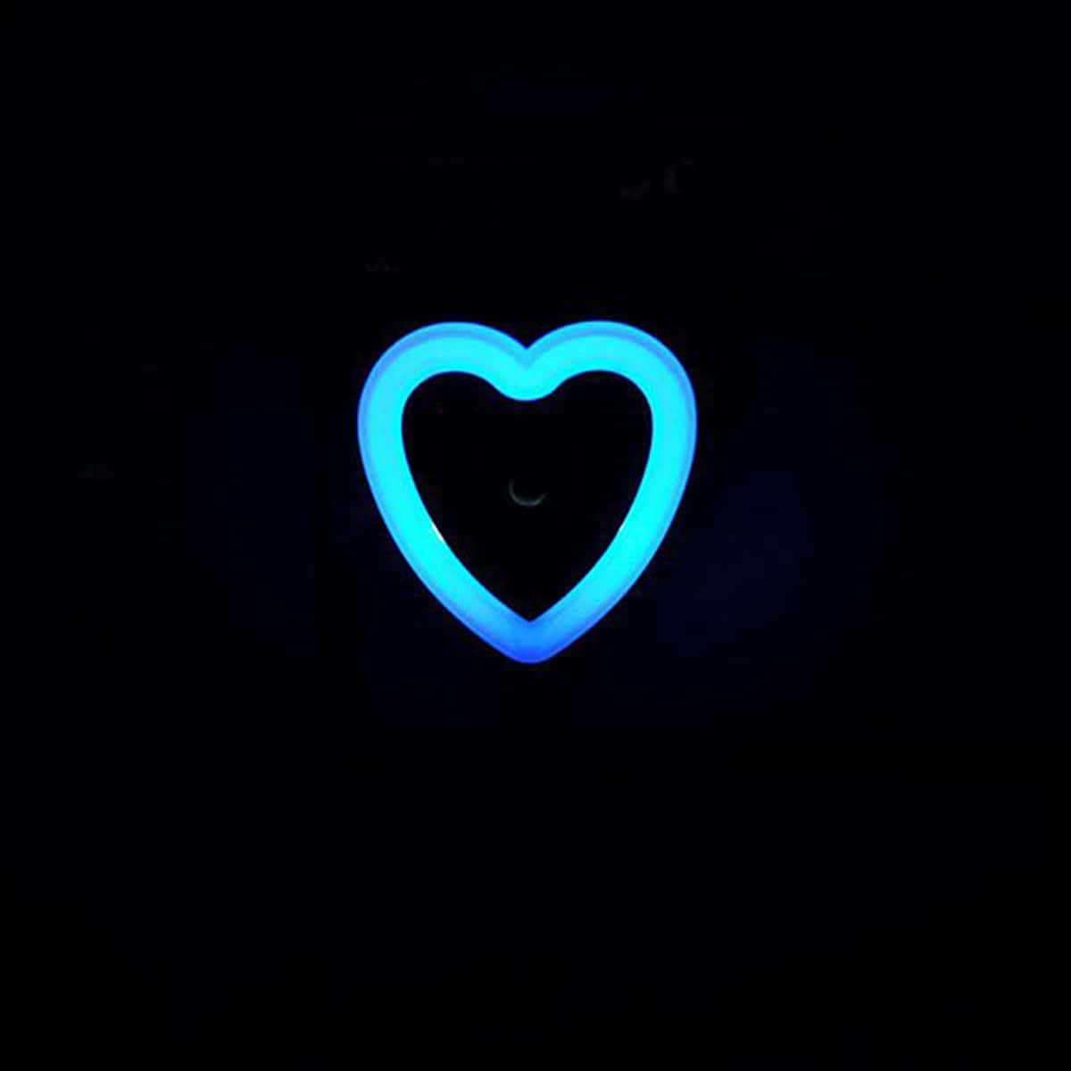 

Heart Night Light, Blue