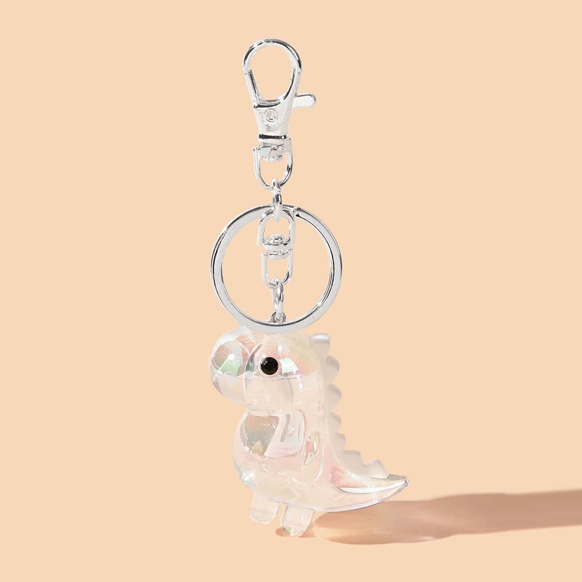 

Clear Dinosaur Bag Charm