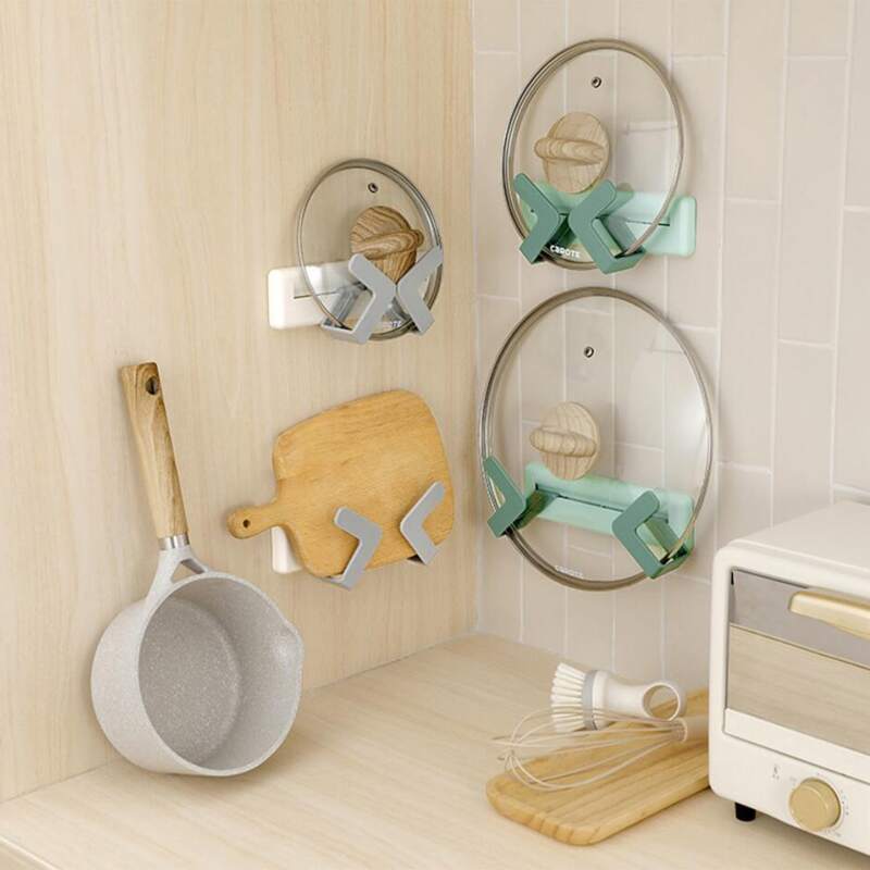 

1pc Random Adjustable Lid Storage Rack, Multicolor