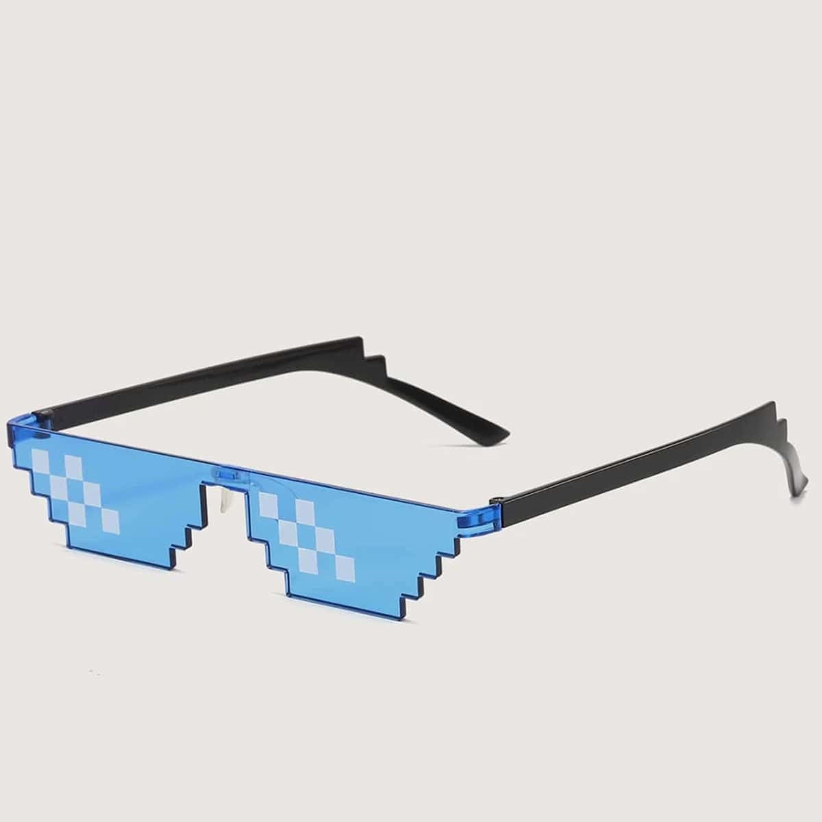 

Mosaic Design Sunglasses, Blue