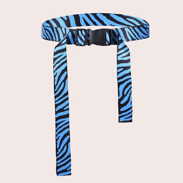 

Two Tone Tape Belt, Blue