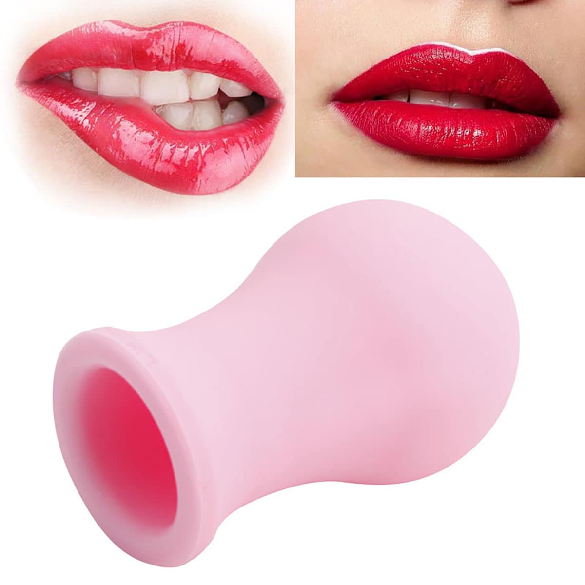 

1pc Silicone Lips Plumping Tool, Pink