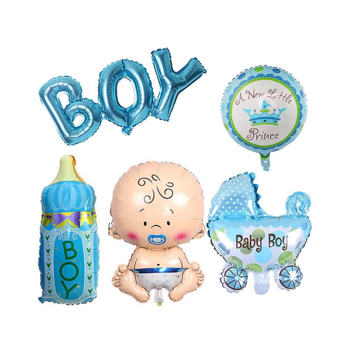 

5pcs Baby Party Decorative Balloon Set, Multicolor