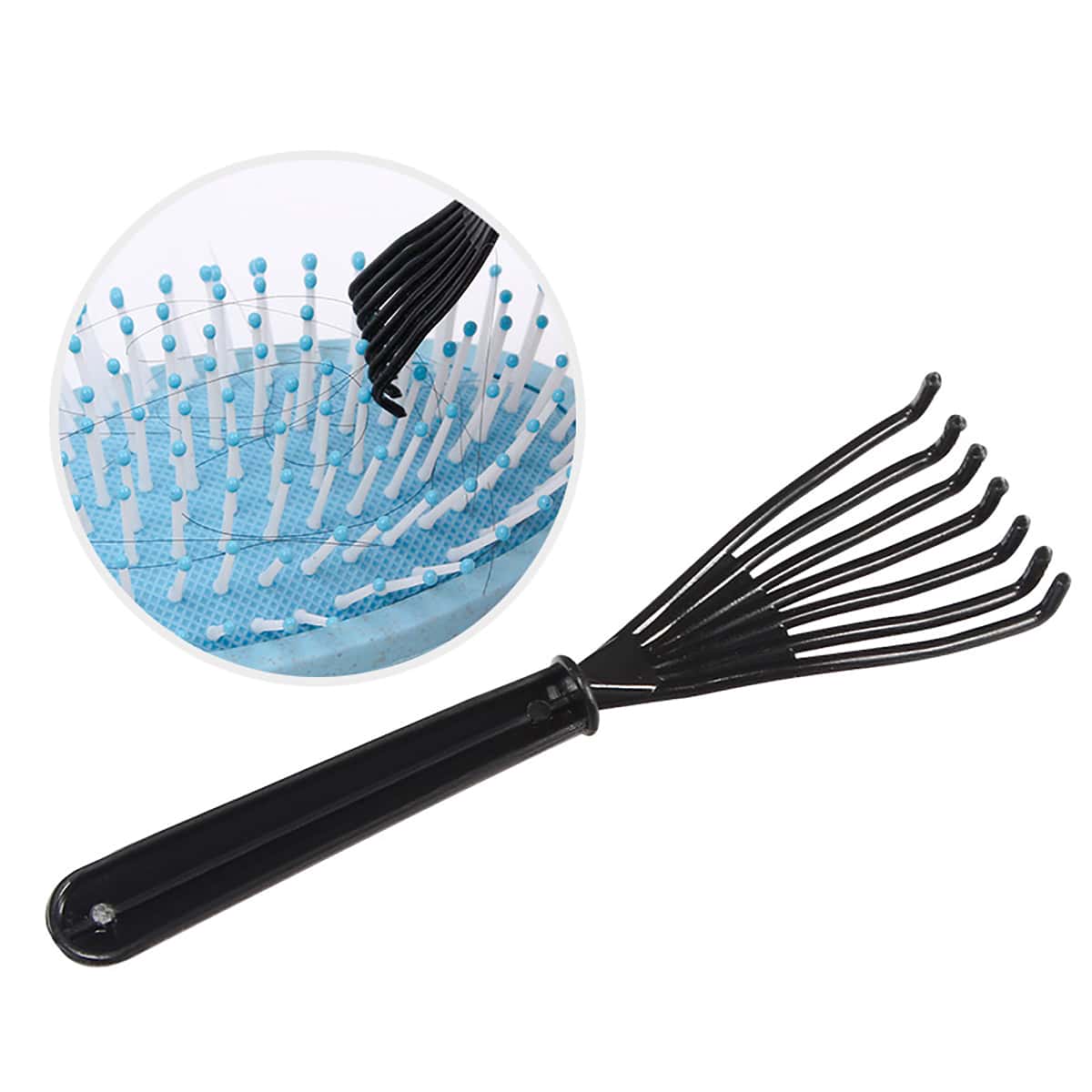 

1pc Hair Comb Brush Cleaner, Black