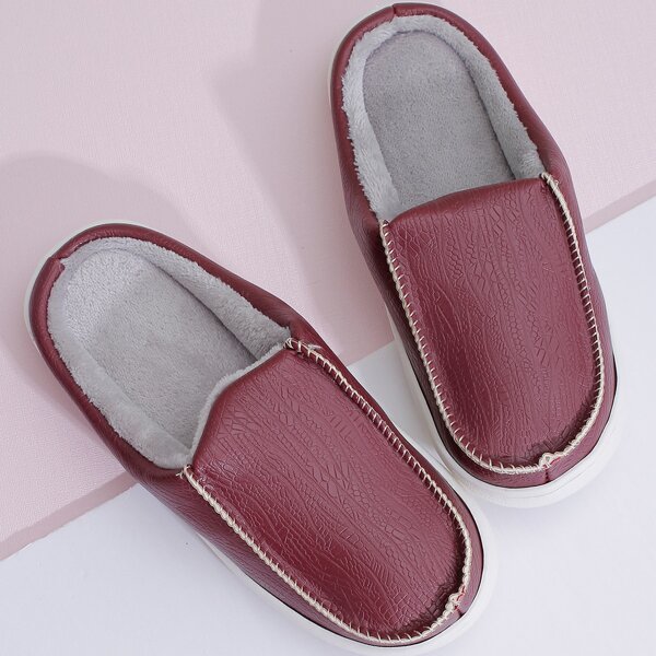 

Waterproof Warm Slippers, Maroon