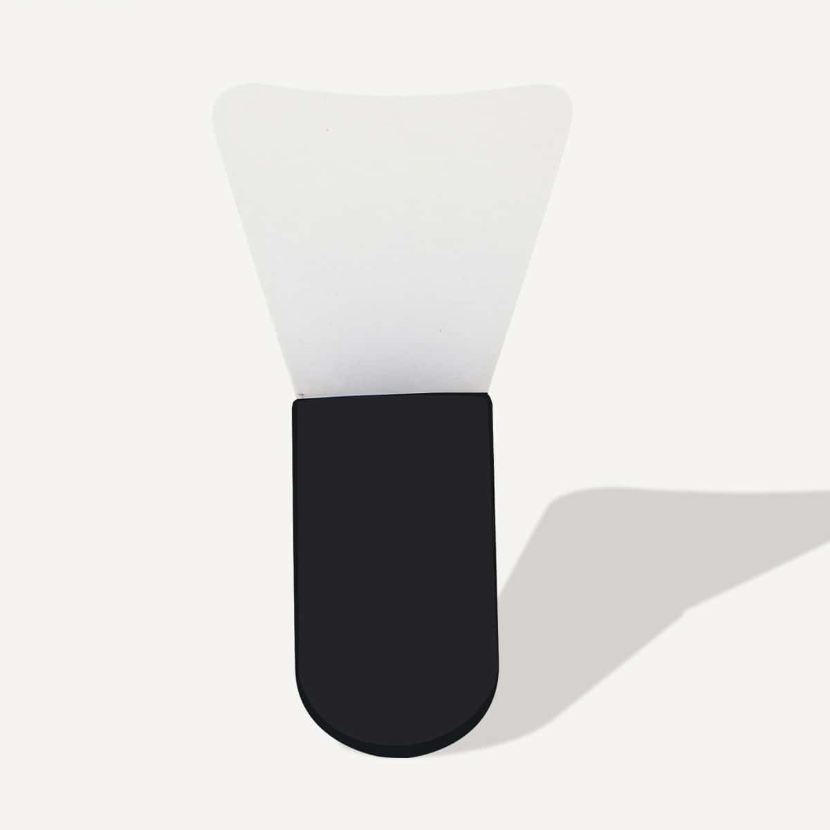 

1pc Silicone Facial Sheet Brush, Black