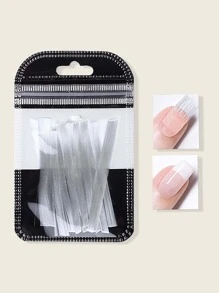 10pcs Nail Extension Fiber,Nail Supplies,Nail Tools,Nail Art Tools,Back To School,Nails,Nail Tools For Press On Nails - Clear - View 1