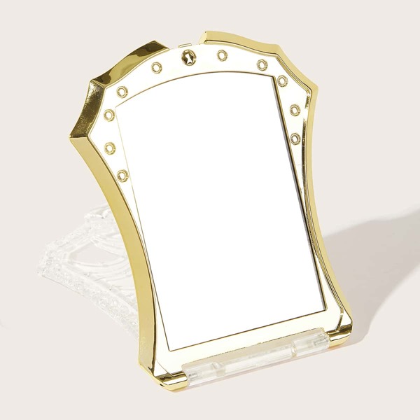 

Portable Makeup Mirror, Gold