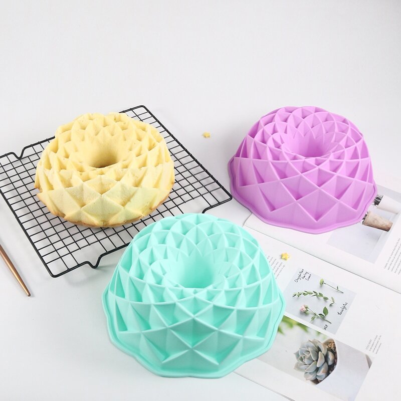 

1pc Random Color Silicone Cake Mold, Multicolor